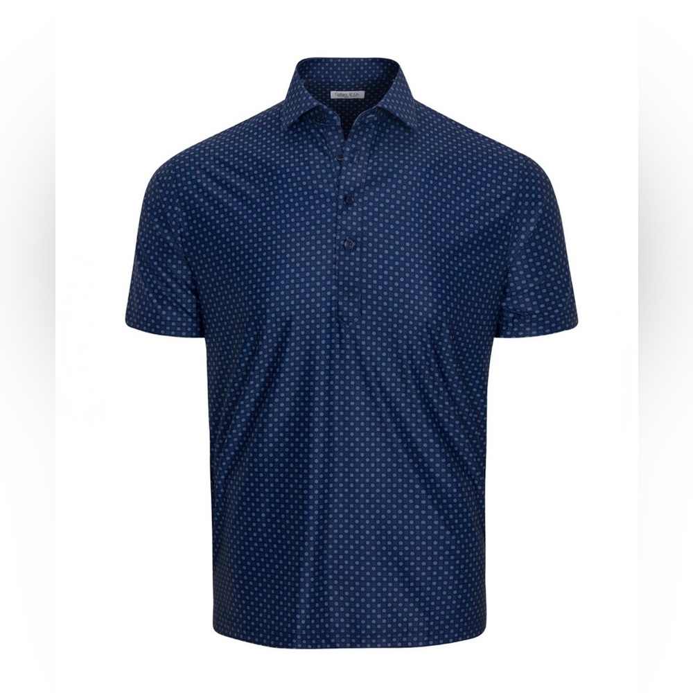 Collars & Co NWOT Men's Featherweight Relaxed Fit Polo Size 2XL In Dark Tide